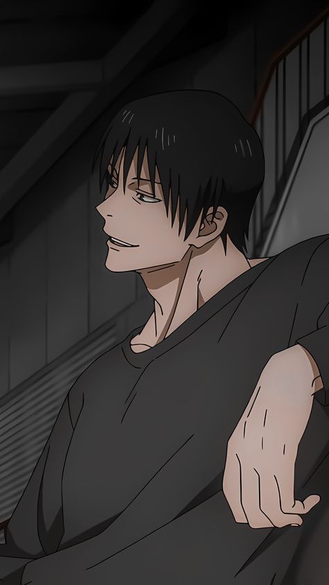 Toji Fushiguro, Jujutsu Kaisen, Anime Character, Jujutsu, A Man, Hair, Anime, Black