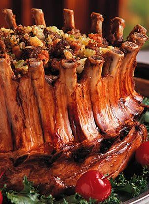 Pork crown roast is truly one of the most magnificent of all holiday entrees. It is a real show stopper. Crown Pork Roast Recipes, Crown Roast Recipe, Crown Roast Of Pork, Holiday Entrees, Crown Roast, Pork Entrees, Pork Roast Recipes, Roast Recipes, Pork Dishes