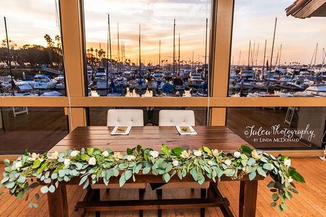 Marina Village Wedding San Diego, Marina Wedding, Champagne Gold Wedding Dress, Tulle Decorations, Johnson House, Marina Village, San Diego Wedding Venues, Gold Wedding Dress, Hydrangea Colors