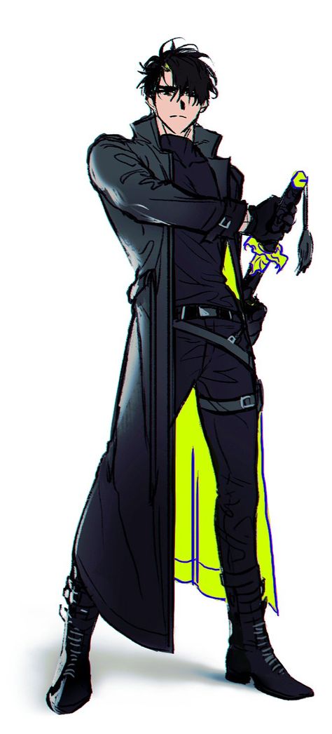 Gentleman Thief Aesthetic, Anime Character Looking Down, Trench Coat Character Design, Mafia Pose Reference, Mafia Character Design Male, Sci Fi Male Character Design, Demon Hunter Outfit, Mafia Oc Male, Mafia Character Design