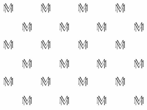 Meghan Molinari Photography Pattern Design by AnneMarie Ellis Monogram Pattern Design, Logo Pattern Design, Denim Pocket Details, Letter Pattern Design, Photography Pattern, Pattern Logo, Textile Pattern Design, Monogram Pattern, Elegant Logo