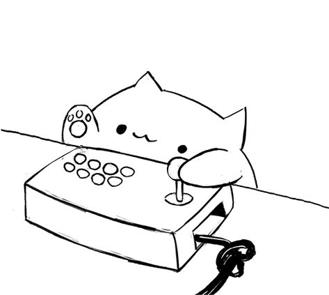 Arcade Joystick Edition Bongo Cat, Arcade Joystick, Gaming, Gif, Google Search, Art