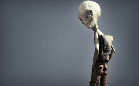 Paul Looking Back Paul Alien, Paul The Alien, Alien Wallpaper, Movies Comedy, Roi Arthur, Hd Widescreen Wallpapers, Arte Alien, Alien Concept, Aliens And Ufos