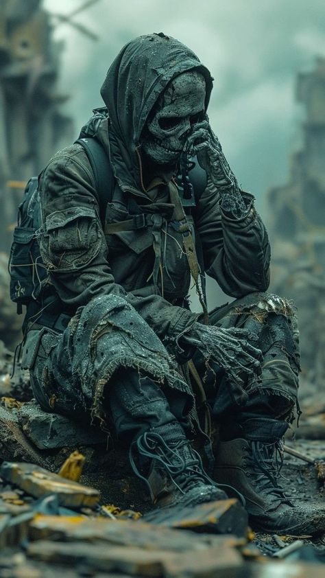 Ghost Soldiers, Apocalypse Art, Dark Art Photography, Android Wallpaper Art, Dark Fantasy Artwork, Animated Wallpapers For Mobile, Cool Wallpapers Cartoon, Phone Wallpaper For Men, Aesthetic Love