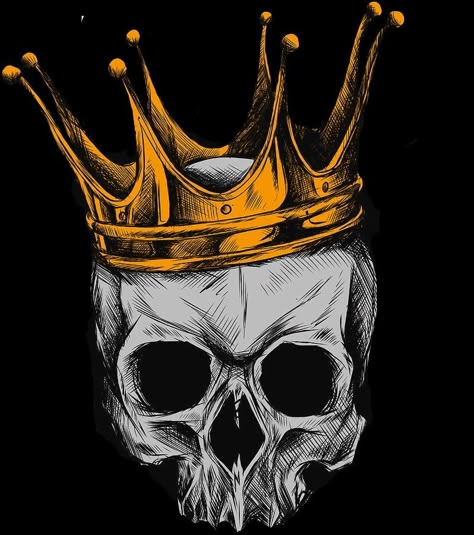 Skull Profile Picture, Skull Wearing Crown, Skull Pfp, Skull Graphic Design, Eagle Wallpaper, Animated Wallpapers For Mobile, Skeleton Art, Dope Cartoon Art, Dark Art Drawings