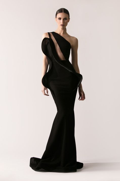 MaySociety — Michael Costello Fall/Winter 2016 Cutout Gown, Michael Costello, Drape Dress, One Shoulder Gown, Glamour Dress, Queen Dress, Fancy Hats, Dress Inspo, Gowns Of Elegance