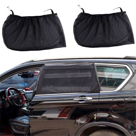 2Pcs Car Window Cover Mesh Sunshade Curtain Visor UV Protection Sun shade Shield Auto Side Window Protector no heat Mosquito Window Mesh, Curtain Window, Windshield Sun Shade, Car Sun Shade, Side Window, Window Shades, Window Film, Sun Shade, Car Covers