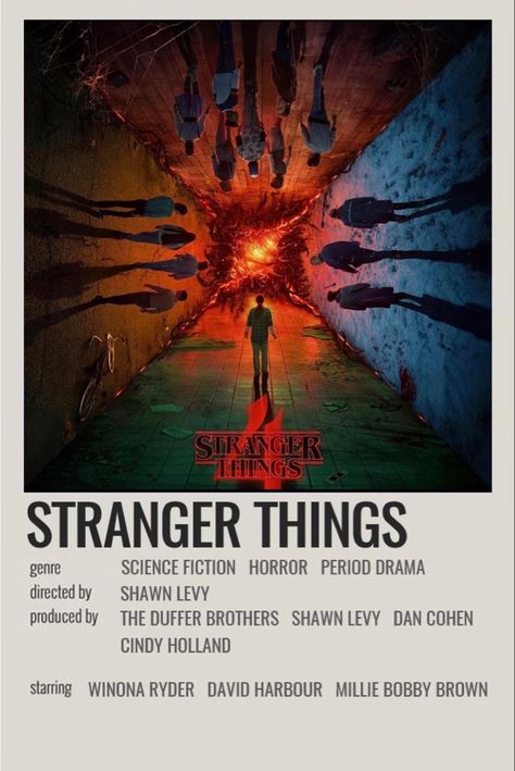 Alternative Minimalist Album Covers Stranger Things, Stranger Things Cover, Movie Stranger Things, Poster Stranger Things, Think Poster, Movie Character Posters, Iconic Movie Posters, Movie Card, Series Poster