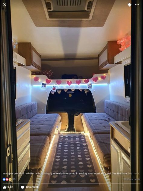 Bedford Bambi Camper Van, Bedford Bambi Interior, Bedford Bambi, Glamping Business, Mini Motorhome, Van Project, Mini Caravan, Camping Stuff, Campervan Interior