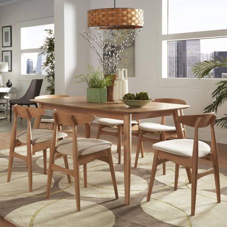 Mid Century Modern Dining Room Table, Dapur Moden, Dream Dining Room, Mid Century Dining Table, Mid Century Modern Dining Room, Midcentury Modern Dining Table, Modern Kitchen Tables, Set Meja Makan, Long Dining Table