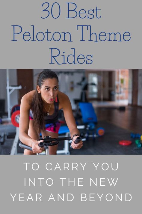 Peloton Challenge, 30 Day Peloton Workout Plan, Peloton Cycle Workout Plan, Spin Class Theme Rides, Spin Class Themes, Peloton Aesthetic, Best Peloton Rides, Peloton Bike Workout Schedule, Losing Weight With Peloton