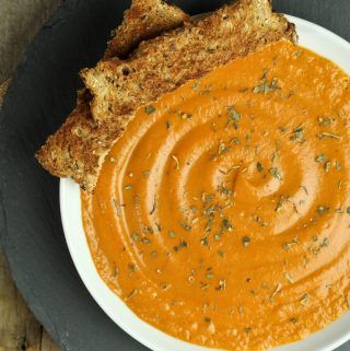 Vegan Bisque, Vegan Tomato Bisque, Tomato Bisque Recipe, Vegan Tomato Soup, Fall Meals, Bisque Recipe, Tomato Bisque, Red Lentils, Clean Vegan