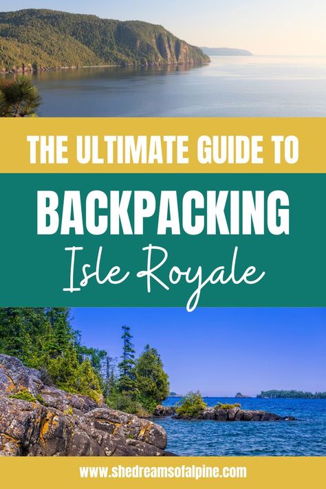 Are you planning a trip to Isle Royale National Park? Backpacking Isle Royale is an incredible experience! Check out this guide to learn topics such as, how to get to Isle Royale, Isle Royal trail stats, and tips for Isle Royale National Park backpacking. Isle Royale National Park Backpacking, Minnesota Summer, Solo Hiking, Backpacking Trails, National Parks America, Isle Royale, Isle Royale National Park, Vacation Inspiration, National Parks Trip