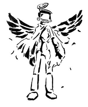 Angel stencil template Flcl Manga, Fooly Cooly, Adventure Time Wallpaper, Internet Art, Art Sketches Doodles, Stencil Templates, Grunge Art, Baby Tattoos, Dream Tattoos