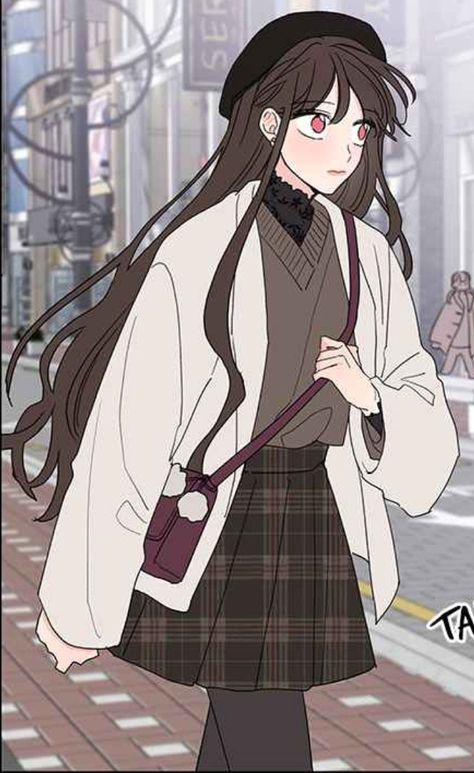 New Year's Taste Manhwa, Modern Manhwa Clothes, Manhwa Outfits Modern, Korean Webtoon Art Style, Korean Manhwa Art Style, Webtoon Style Drawing, Webtoon Female Characters, Webtoon Women, Webtoon Character Design