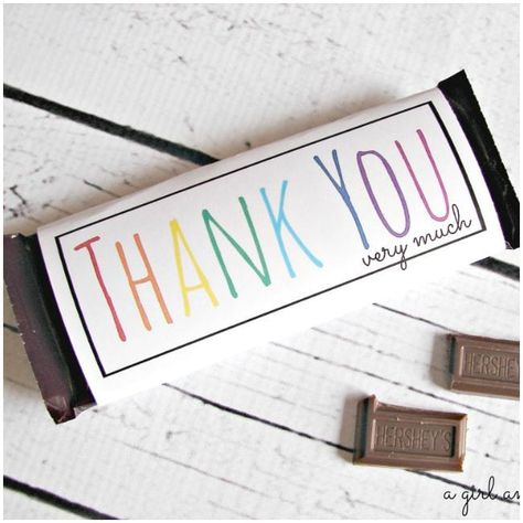 Thank You Chocolate, Thanks A Chocolate Free Printable, Work Morale, Valentines Chocolates, Candy Bar Wrapper Template, Hershey Bar Wrappers, Thank You Template, Teacher Birthday Gifts, Staff Motivation