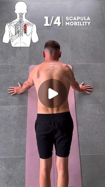 grow_calisthenics01 on Instagram: "4 exercises for back pain and scapula mobility 💪🏼 @makarin Do these exercises regularly for 20 repetitions. Liked the video - like, save and share with friends #back #backpain #workout #scapula #fitness #exercise #pilates" Scapula Mobility, Backpain Workout, Scapula Pain, Scapula Exercises, Exercises For Back Pain, Exercise Pilates, Exercises For Back, Mobility Exercises, Back Pain Exercises