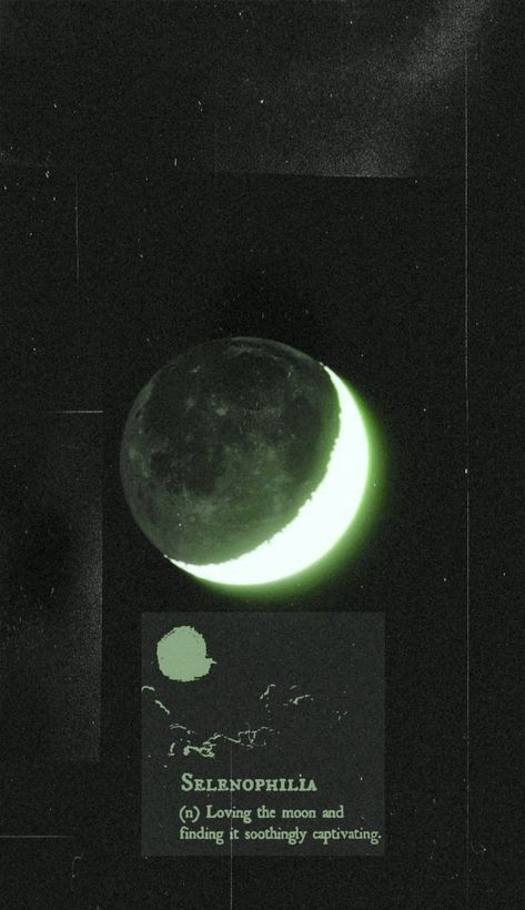 Green Moon Wallpaper Aesthetic, New Moon Aesthetic Wallpaper, Green And Gold Wallpaper Aesthetic, Mooncore Wallpaper, Moon Homescreen Wallpaper, Phone Backgrounds Moon, Moon Green Aesthetic, Moon Asthetic Wallpers, Green Moon Wallpaper