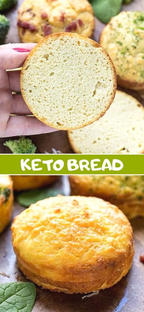 Easy Keto Bread Recipe, Diet Bread, Keto Flour, Keto Friendly Bread, Keto Banana Bread, Keto Bread Recipe, Coconut Flour Bread, No Bread Diet, Bread Substitute