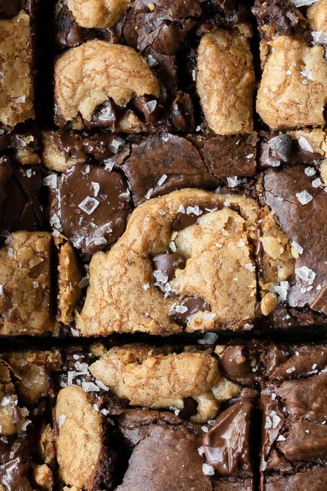 Chocolate Chip Cookie Brownies | Brookies - Fresh Bean Bakery Brookies Recipe, Chocolate Chip Cookie Brownies, Cookie Brownies, Brown Butter Chocolate Chip, Brown Butter Chocolate Chip Cookies, Make Chocolate Chip Cookies, Chocolate Chip Brownies, Chewy Chocolate Chip, Chewy Chocolate Chip Cookies