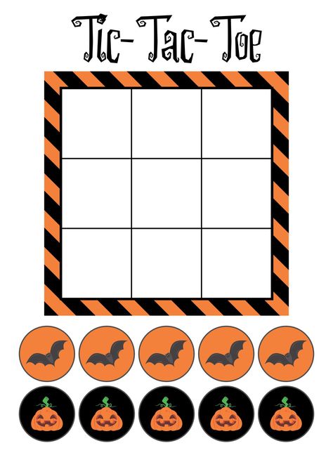 Halloween Tic Tac Toe Printable Halloween Games Diy, Printable Halloween Games, Halloween Paper Games, Pumpkin Tic Tac Toe, Halloween Game Ideas, Halloween Tic Tac Toe, Halloween Printable, Halloween Tic Tac Toe Printable Free, Games Kids Haloween Party Games