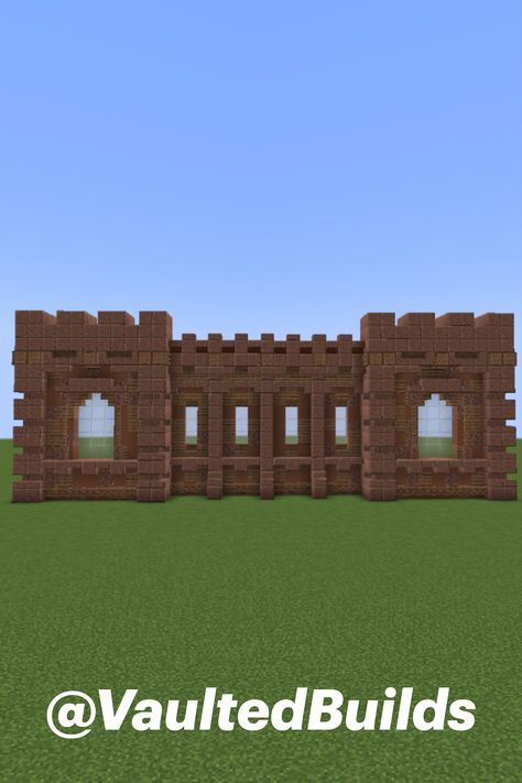 Window Designs Minecraft, Minecraft Armor Room Ideas, Minecraft Granite, Minecraft Armor Room, Minecraft Window Ideas, Mc Ideas, Two Story Windows, Minecraft Plans, Minecraft Stuff