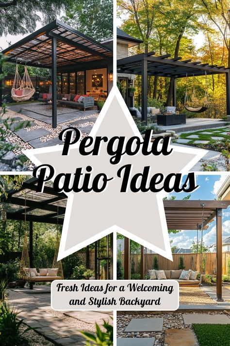 ♥ Are you dreaming of a cozy outdoor space to relax and entertain? Explore these Pergola Patio Ideas, from modern designs to Mediterranean inspirations, attached to house for a seamless transition. Discover covered options, shade ideas, and more for your backyard oasis! 🌿🏡🌞 #patiodesign #backyardinspo #outdoorliving Backyard Patio Designs Diy, Modern Pergola Patio, 16x40 Shed House, Cozy Backyard Patio, Covered Pergola Patio, Pergola Patio Ideas, Mediterranean Vibes, Minimalist Furniture Design, Inspiring Outdoor Spaces