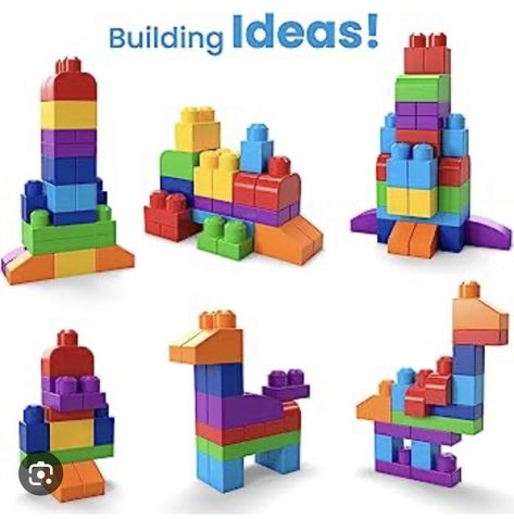 Building Blocks Design, Mega Blocks, Parenting Win, Big Building, Lego Blocks, Mega Bloks, Colourful Buildings, Construction Party, Disney Coloring Pages