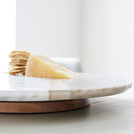 Marble Lazy Susan | west elm Canada Cheese Board Easy, Marble Lazy Susan, Rustic Furniture Design, Marble Cheese Board, Marble Board, Lazy Susans, Wood Cheese Board, Marble Decor, Cheese Boards