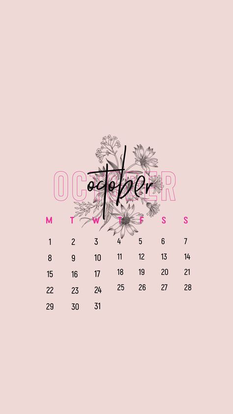 Cute October Wallpaper, October Wallpaper Iphone, October Calendar Wallpaper, Stickers Sketch, Cute Wallpapers For Phone, October Quotes, Birthday Edit, Its My Birthday Month, Year Wallpaper