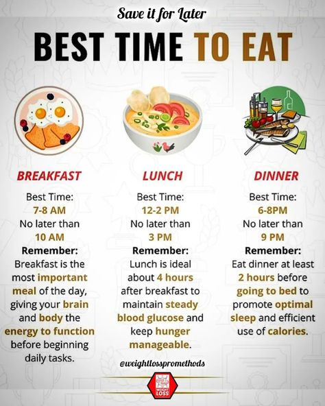 🌟 Timing is Everything! 🌟 When it comes to meals, what you eat is crucial, but when you eat can be just as important. 🕒 🍳 Breakfast: Kickstart your day between 7-8 AM! Your brain and body need that fuel to conquer the day. 🧠💪 🥗 Lunch: Aim for 12-2 PM to keep your blood sugar steady and hunger in check. 🌿 Maintaining a balance is key to sustaining your energy levels throughout the day. 🍽️ Dinner: 6-8 PM is your window! Eating at least two hours before bedtime promotes better sleep and he... What Time To Eat Breakfast Lunch And Dinner, Eat 3 Times A Day, Best Food For Sleep, Jam Makan Untuk Diet, Things To Eat After 8pm, Best Time To Eat Meals, When To Eat Throughout The Day, 2 Meals A Day Diet, What To Eat In A Day