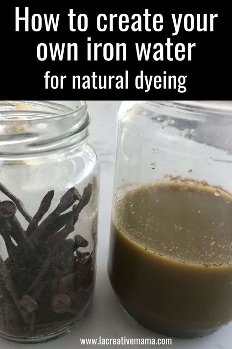 How To Make Iron, Dye Garden, Eco Dyeing Fabric, Dye Plants, Natural Dyeing Techniques, Making Yarn, Avocado Dyeing, Fabric Dyeing Techniques, Dyeing Tutorials