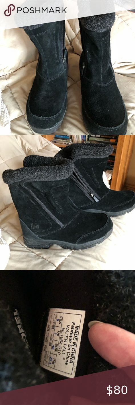 Sorrel brand women��’s like new snow boots.