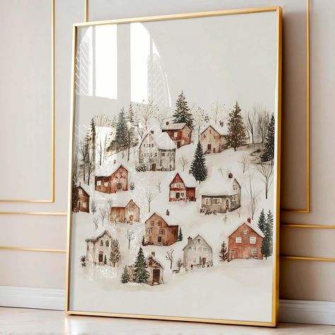 Rustic winter decor