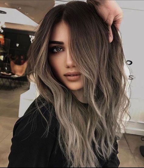 Delicate Mushroom Brown Fade Color Blonde Hair, Blonde Hair With Roots, Pretty Blonde Hair, Your Hair, Hair Change, Mushroom Hair, Mushroom Brown, Ash Hair Color, Balayage Hair Dark