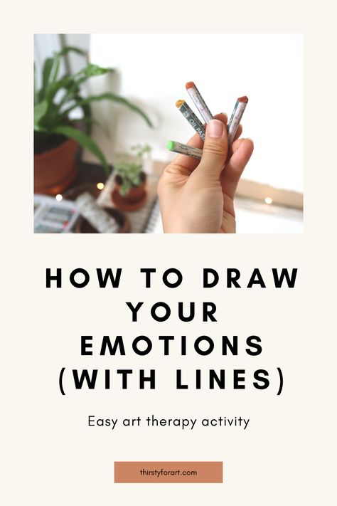 Line Art Therapy, Paint Your Emotions, How To Draw Your Feelings, Drawing Feelings Easy, Therapist Drawing, Draw Your Emotions, Mindful Crafts, Draw Emotions, Drawing Feelings