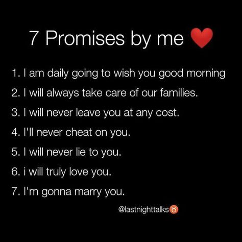 7 Promises Of Love For Him, Couple Promises Quotes, 7 Promises Of Love, Promises To Husband, Promise To Husband, Relationship Promises, Marriage Promises, Quotes Distance, Promise Quotes