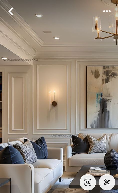 Transitional Interior Design Style, Formal Living Room Designs, Living Room Decor Lights, Transitional Interior Design, Classic Living Room, Elegant Living Room, Decoration Inspiration, Contemporary Interior Design, Design Living Room