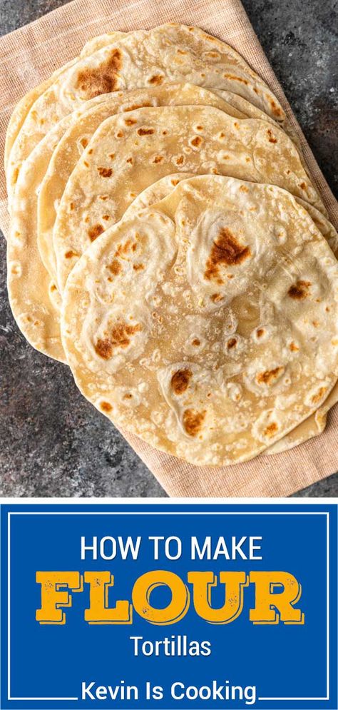 White Tortilla Recipes, Large Flour Tortilla Recipe, Cafe Rio Tortilla Recipe, Burrito Size Flour Tortillas, How To Make Flour Tortillas, Quick Tortilla Recipe, International Breads, Easy Flour Tortillas, Soft Taco Recipe