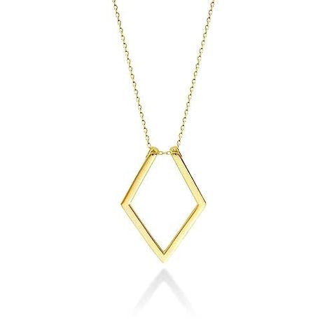 Ring Holder Necklace, Geometric Ring Keeper Pendant, Magical Ring Saver Necklace (18K Gold Plated, C2 20") Magical Ring, Ring Holder Necklace, Geometric Ring, Geometric Pendant, Ring Holder, Wedding Accessories, Jewelry Gifts, 18k Gold, Gold Plate