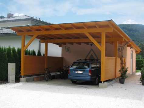 Carolina carports has a full selection of open and enclosed carports and structures. Description from fazadesign.com. I searched for this on bing.com/images Enclosed Carport Ideas, Carport Addition, Enclosed Carport, Manufactured Home Porch, Outdoor Yard Ideas, Carport Ideas, Carport With Storage, Diy Carport, Backyard Storage Sheds