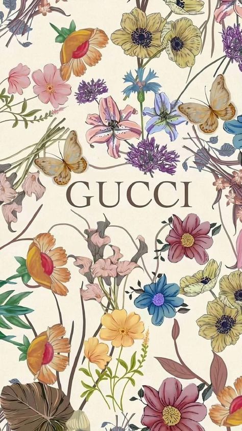 Gucci Garden Aesthetic, Gucci Art, Gucci Wallpaper, Fleurs Art Nouveau, Floral Wallpaper Iphone, Gucci Design, Botanical Illustration Vintage, Art Wallpaper Iphone, Botanical Illustration