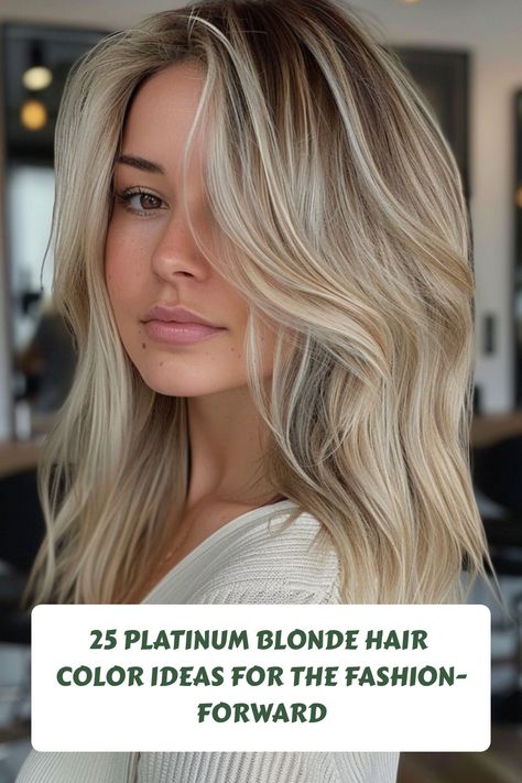 Discover the perfect balance of depth and brightness with Platinum Blonde With Shadow Root, a stunning contrast that adds dimension to your hair. This chic style seamlessly blends the platinum blonde with a darker shadow root, creating a natural and lived-in look that's effortlessly stylish. Click the pin to explore more Platinum Blonde Hair Color Ideas and follow us for daily hair inspiration! #PlatinumBlonde #ShadowRoot #HairColorIdeas #HairInspiration #BlondeHair #blondehair Platinum Blonde With Shadow Root, Bright Blonde Hair With Shadow Root, Lived In Bright Blonde, Blonde With Shadow Root, Platinum Blonde Hair Color Ideas, Different Shades Of Blonde, Bright Blonde Hair, Yellow Blonde, Blonde Hair Ideas