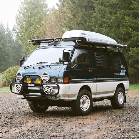 Kei Van, Delica Van, Astro Van, Micro Camper, Kei Car, Mitsubishi Cars, Van Camper, Build A Camper Van, Car Camper