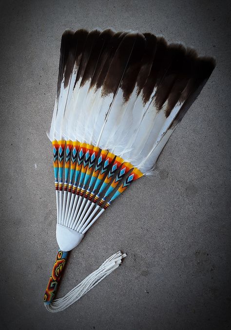 Feather Ideas, Native American Church, Feather Fans, Native American Feathers, Powwow Regalia, Eagle Feather, Eagle Feathers, Feather Fan, Feather Crafts