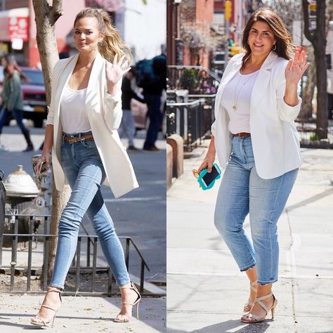 Plus-koon Muoti, Dress Like Celebrity, Steal Her Style, Look Plus Size, Casual Day Outfits, Chrissy Teigen, Fashion Blogger Style, Plus Size Fashion For Women, Celebrity Street Style