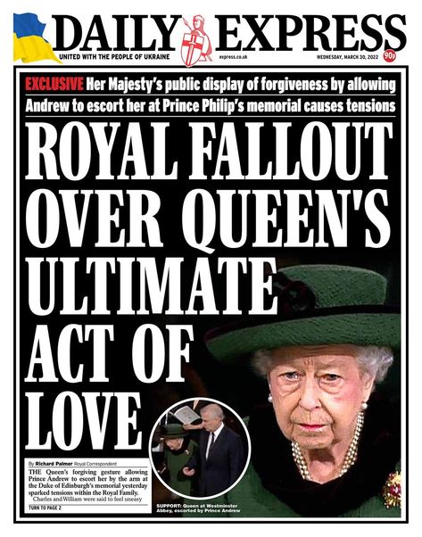 Queen Elizabeth Laughing, Tabloid Newspapers, Duke Of Edinburgh, Royal Family England, Newspaper Headlines, Reine Elizabeth, Elisabeth Ii, House Of Windsor, British Monarchy