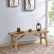 Farmhouse Entryway Bench, Dining Room Rustic, Japandi Bedroom Ideas, Wooden Bench Seat, Decorative Bench, Rustic Entry, Wood Dining Bench, Simple Farmhouse, Farmhouse Entryway