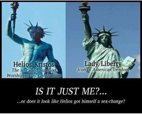 Bible Contradictions, Babylon The Great, Sun Worship, Istoria Artei, Pagan Gods, The Statue Of Liberty, Is It Just Me, Bible Facts, Lady Liberty