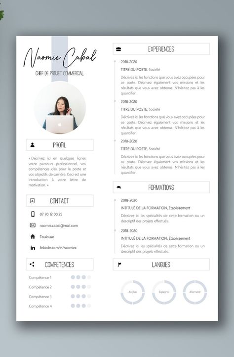 Cv Presentation, Resume Aesthetic, Cv Original Design, Curriculum Vitae Design, Cv Ideas, Professional Resume Design, Cv Original, It Cv, Cv Inspiration